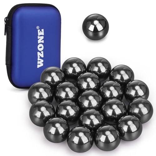 Wzone Sfere Magnetiche Ferrite 2cm Antistress 20 Pezzi