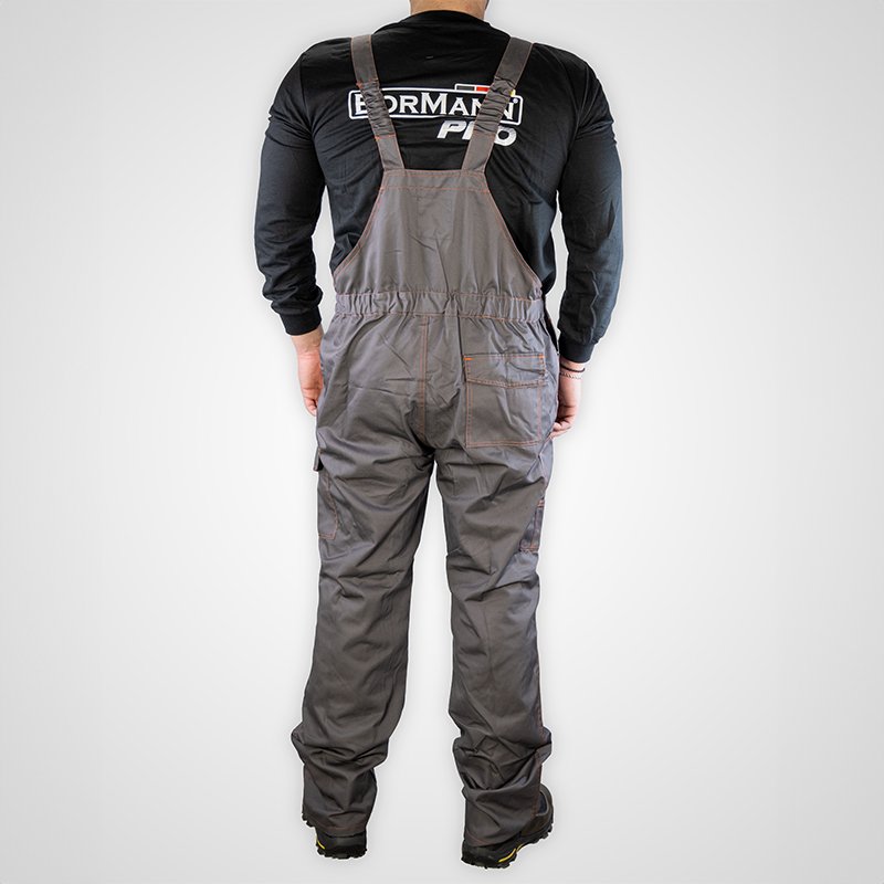 Bormann Salopette Lavoro L/52 240g/mq Grigia