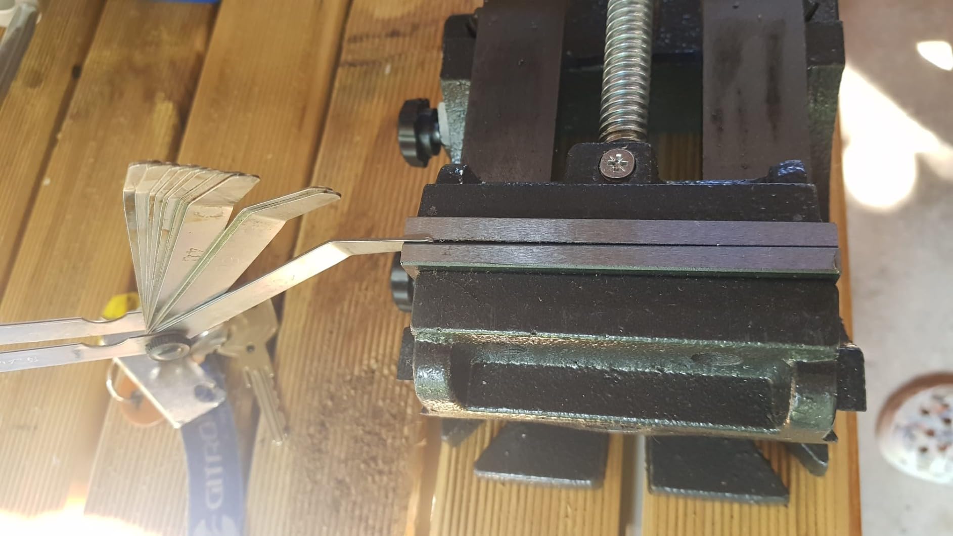 Wiltec Morsa Precisione 100 mm Base Girevole 360°
