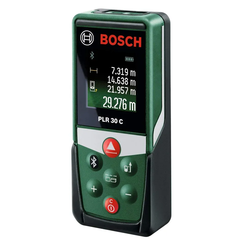Bosch PLR 30 C distanziometro laser 30 m Bluetooth