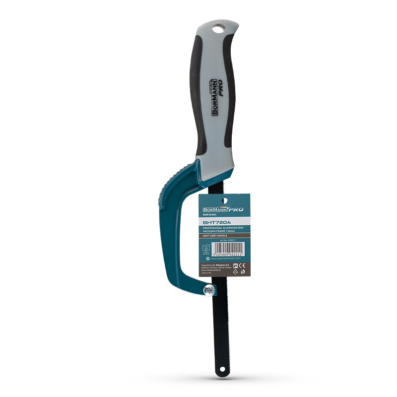 Bormann seghetto mini alluminio 150mm impugnatura soft