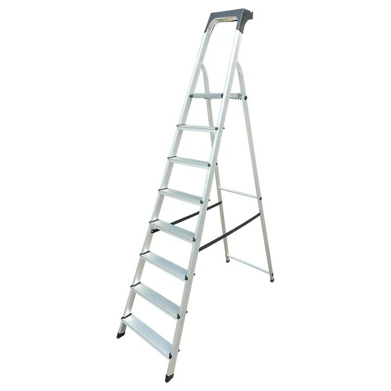 Bormann Pro scala alluminio 7+1 gradini 120kg portattrezzi