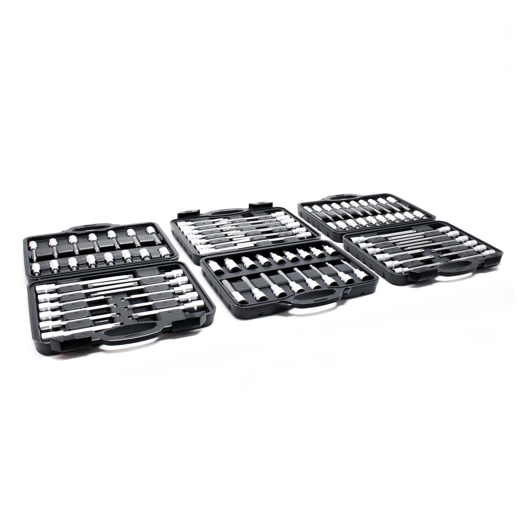 Wiltec set chiavi a bussola 88 pz 1/2" 3 valigette