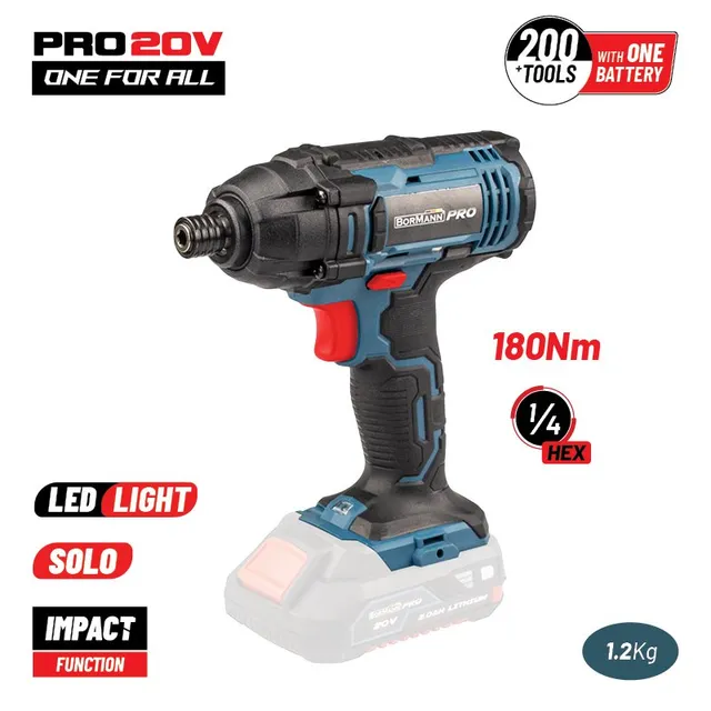Bormann Pro trapano percussione 20V Solo senza batteria