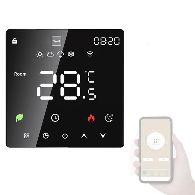Weytoll K6RH3A termostato WiFi caldaia 220V programmabile