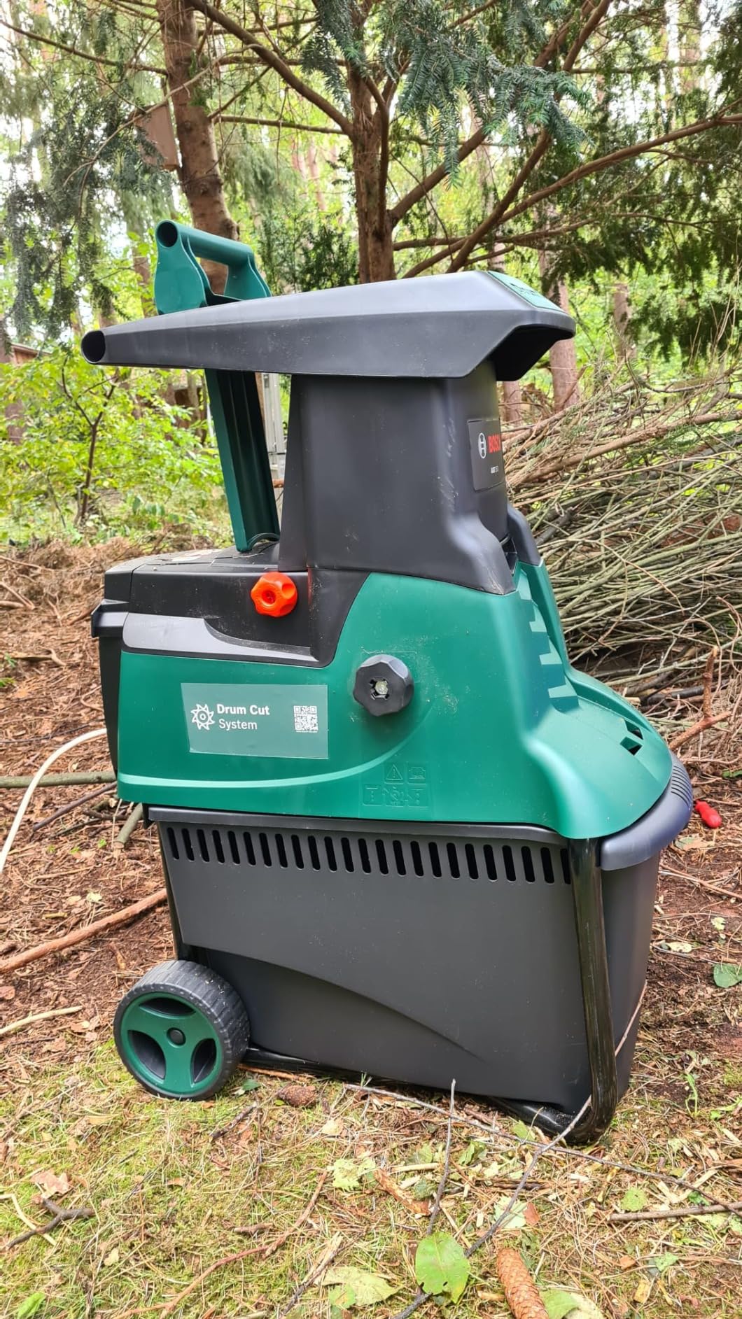 Bosch AXT 25 D Biotrituratore 2500W Rami 40 mm 53 L