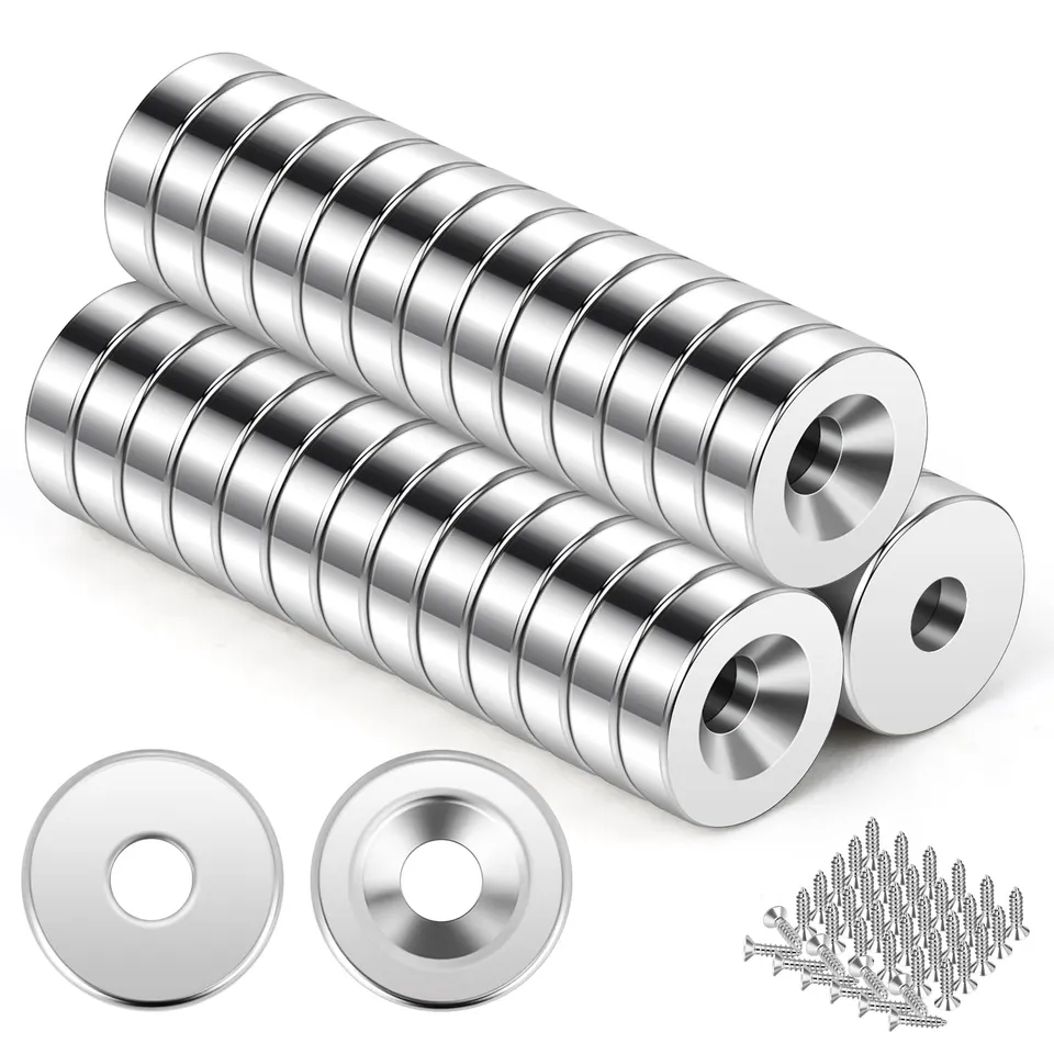 Wzone magneti neodimio 10x3 mm 40 pezzi N52