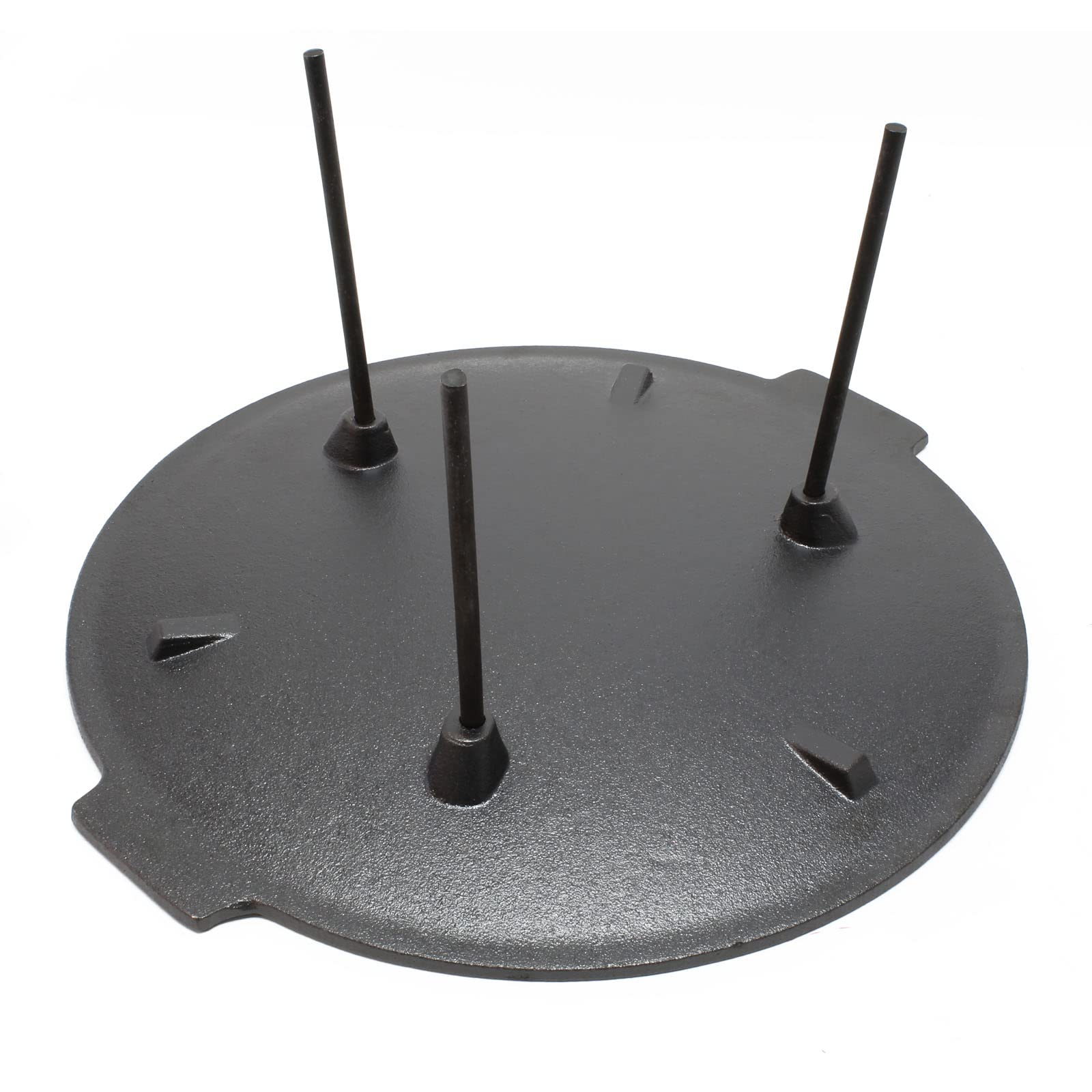 Wiltec Piastra barbecue ghisa rotonda Ø44cm altezza 35cm