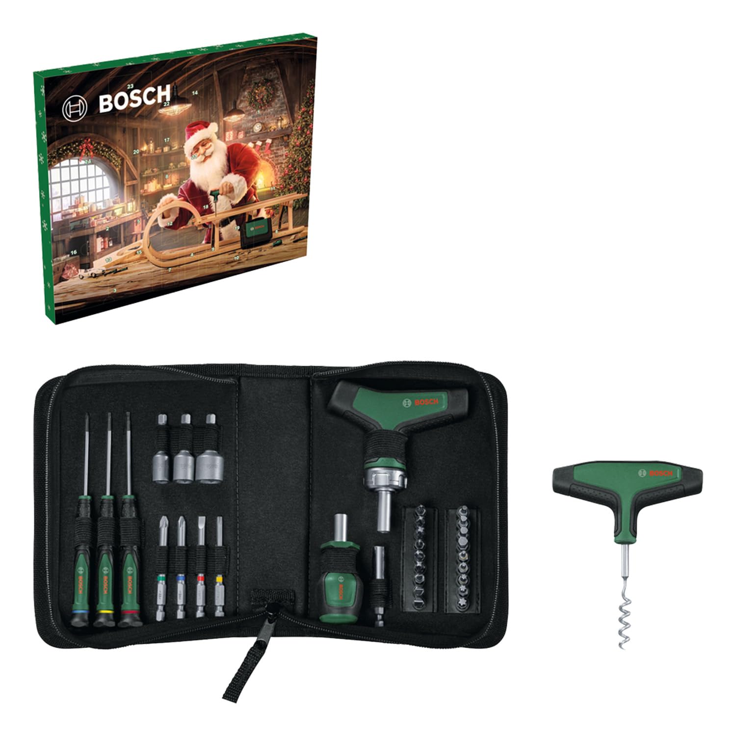 Bosch Calendario Avvento 2024 Set Utensili 33 Pezzi