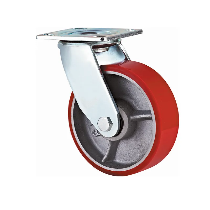 Bormann Ruota Girevole PU Ghisa 100 mm 270 Kg