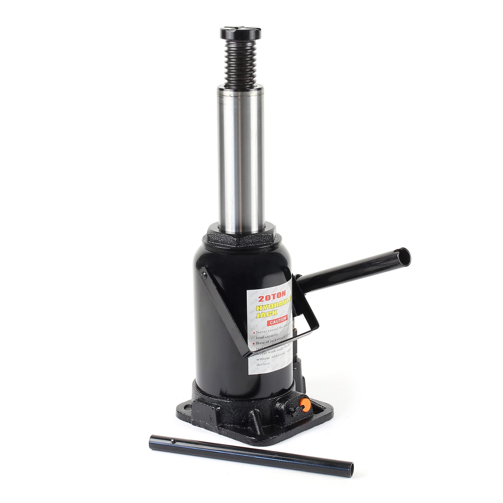Wiltec cric a bottiglia idraulico 20 t 244-449 mm abbassamento lento