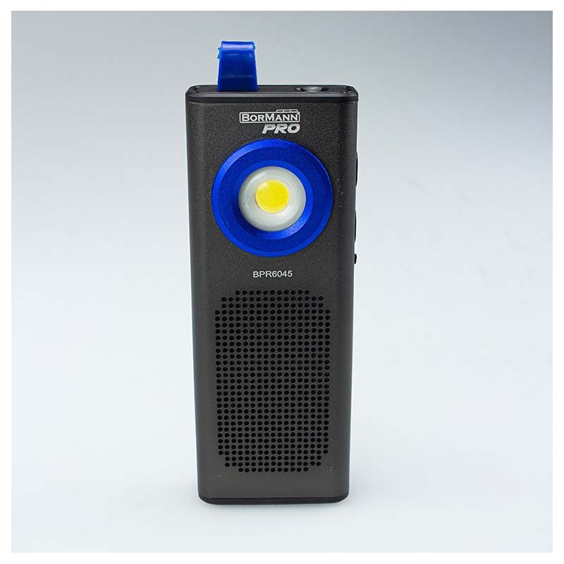 Bormann torcia LED ricaricabile 500Lm con speaker