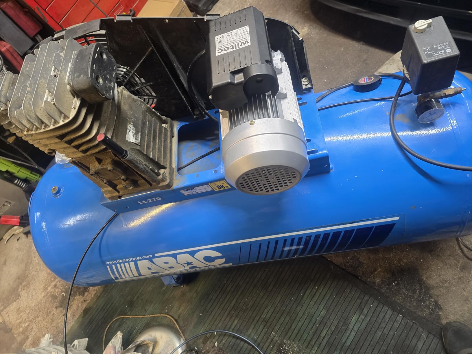 Wiltec Motore Elettrico Monofase 2,2kW 230V Alluminio 2850 giri