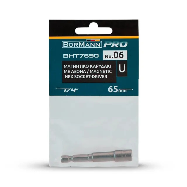 Bormann bussola esagonale magnetica 6mm 65mm