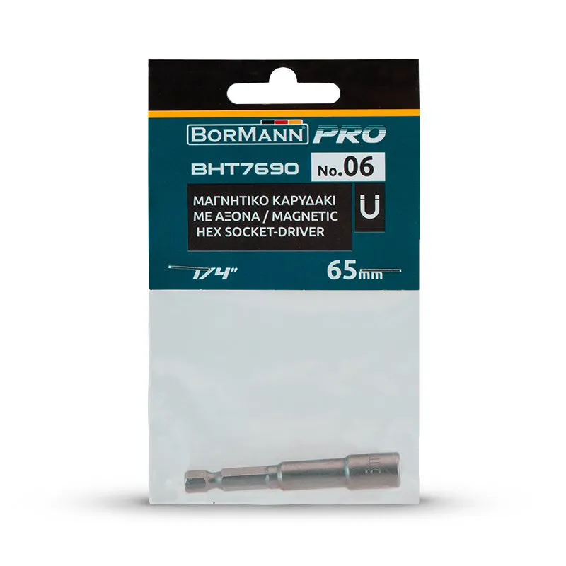 Bormann bussola esagonale magnetica 6mm 65mm