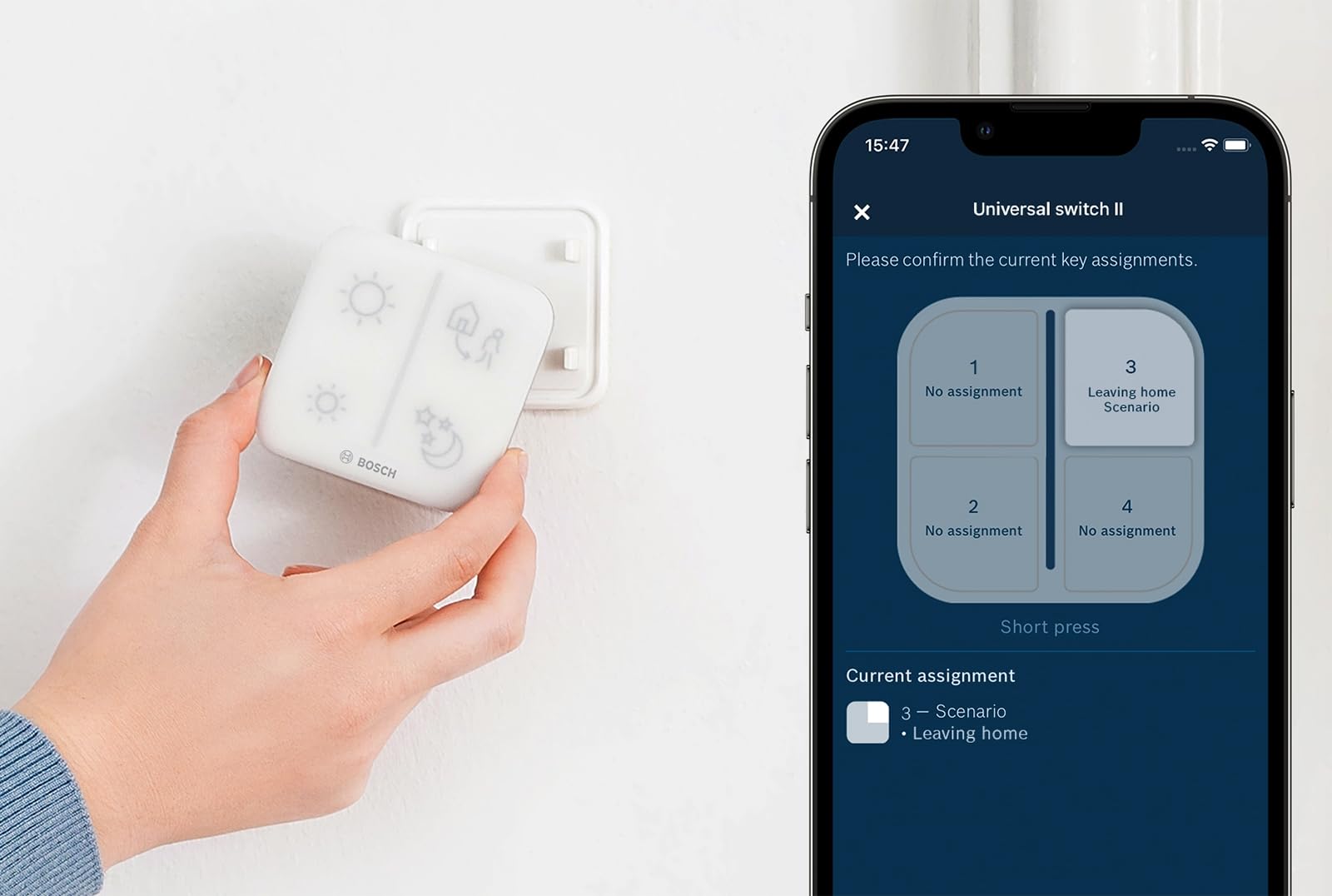 Bosch Smart Home Pulsante Multifunzione II pulsante smart 4 tasti