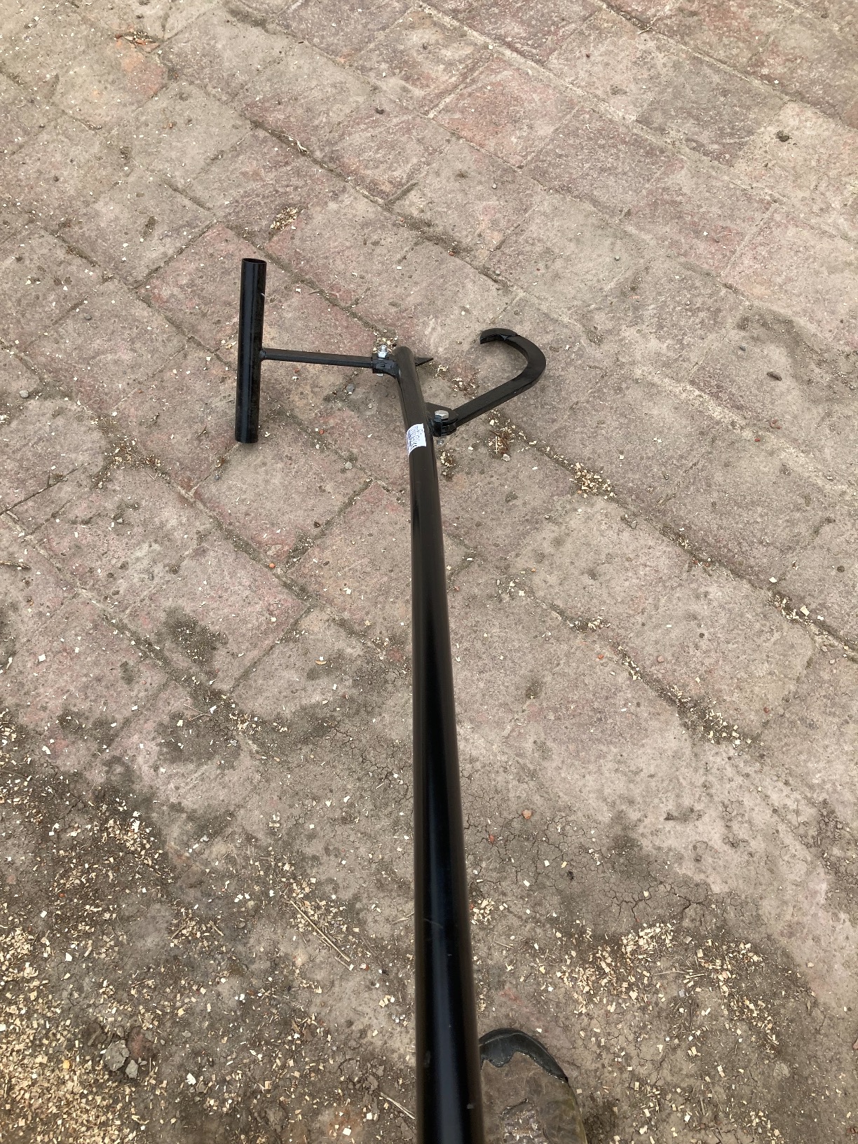 Wiltec Sollevatore Tronchi 130 cm Ø35 cm con Leva in Acciaio