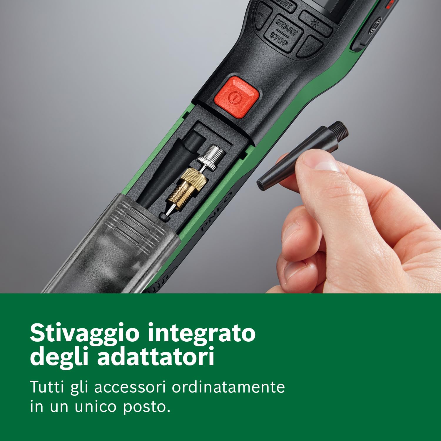 Bosch PNEO mini compressore batteria 10,3 bar con borsa