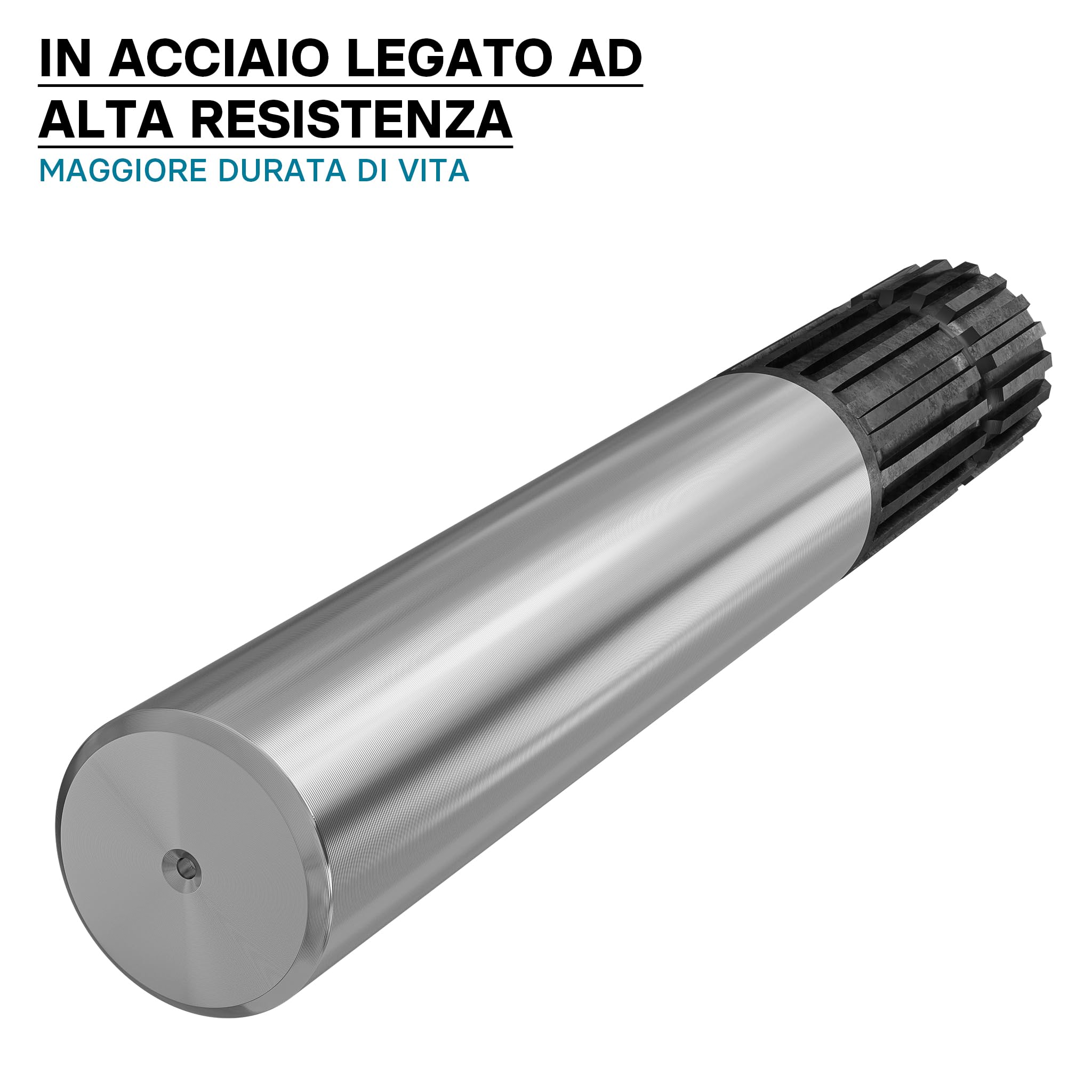 Wiltec E1 Profilo Scanalato Cardano 300 mm 20 Denti 1 3/4"