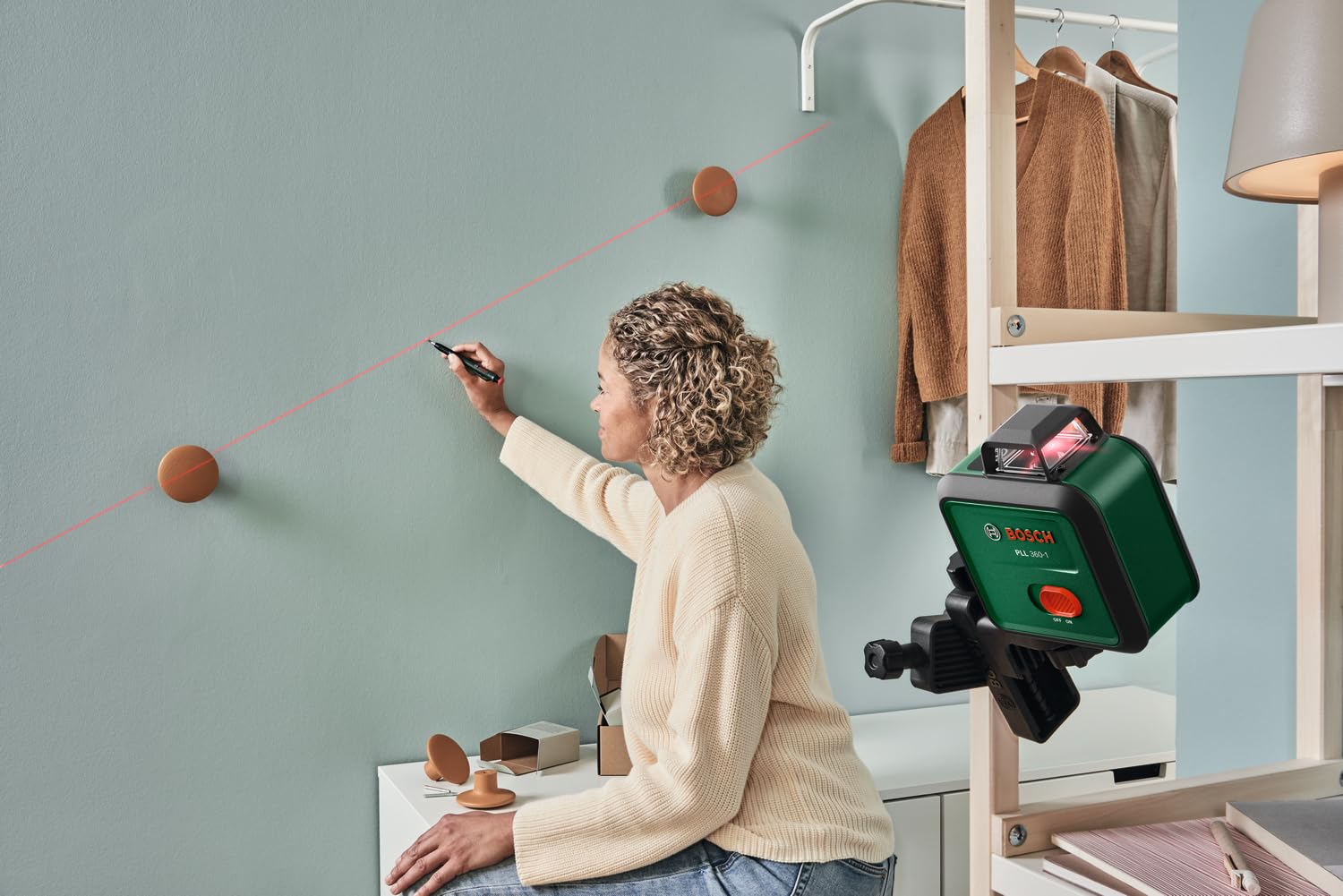 Bosch PLL 360-1 Livella Laser 360° con Treppiede