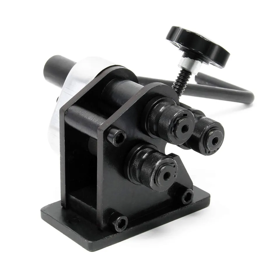 Wiltec Piegatrice rulli manuale acciaio raggio 70 mm