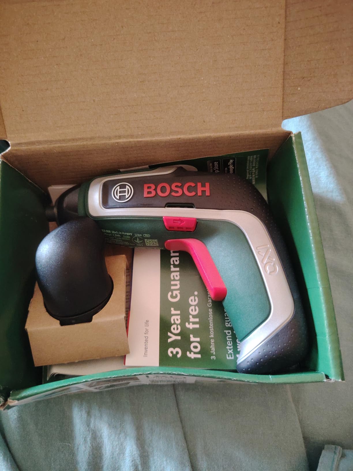 Bosch IXO 7 cacciavite batteria 3,6V set Esclusivo angolare