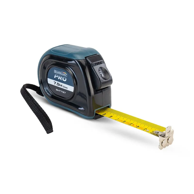 Bormann Metro a Nastro 7,5m x 25mm con Blocco Automatico