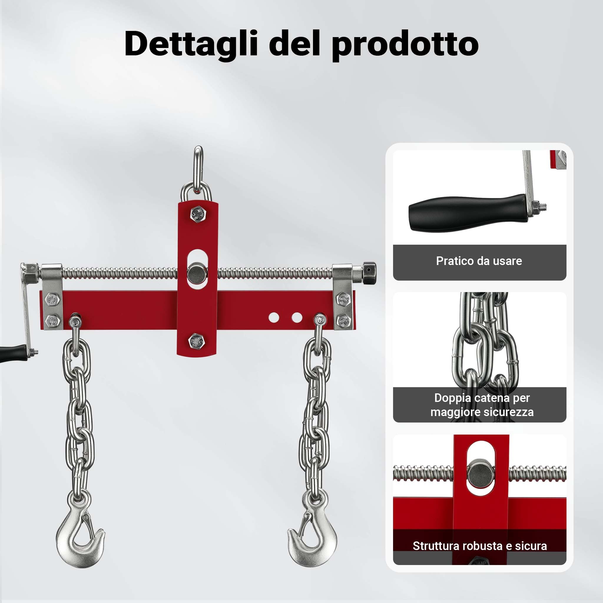 Wiltec Equilibratore 900 kg sollevatore motore gru officina