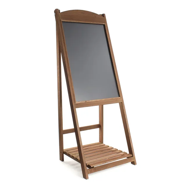 Wiltec Toboli lavagna a cavalletto 42x112 cm legno