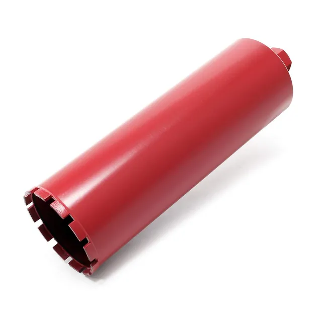 Wiltec Corona Diamantata Ø132 mm Secco Umido Cemento