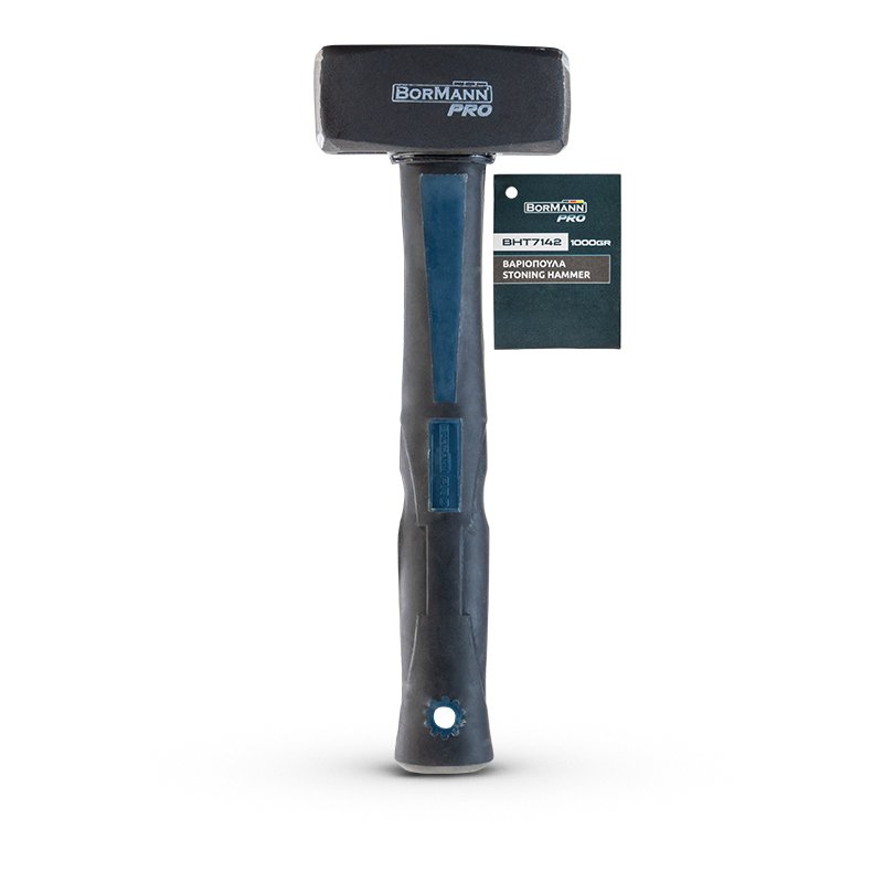 Bormann Mazzetta da Muratore 1000g Manico Fibra TPR