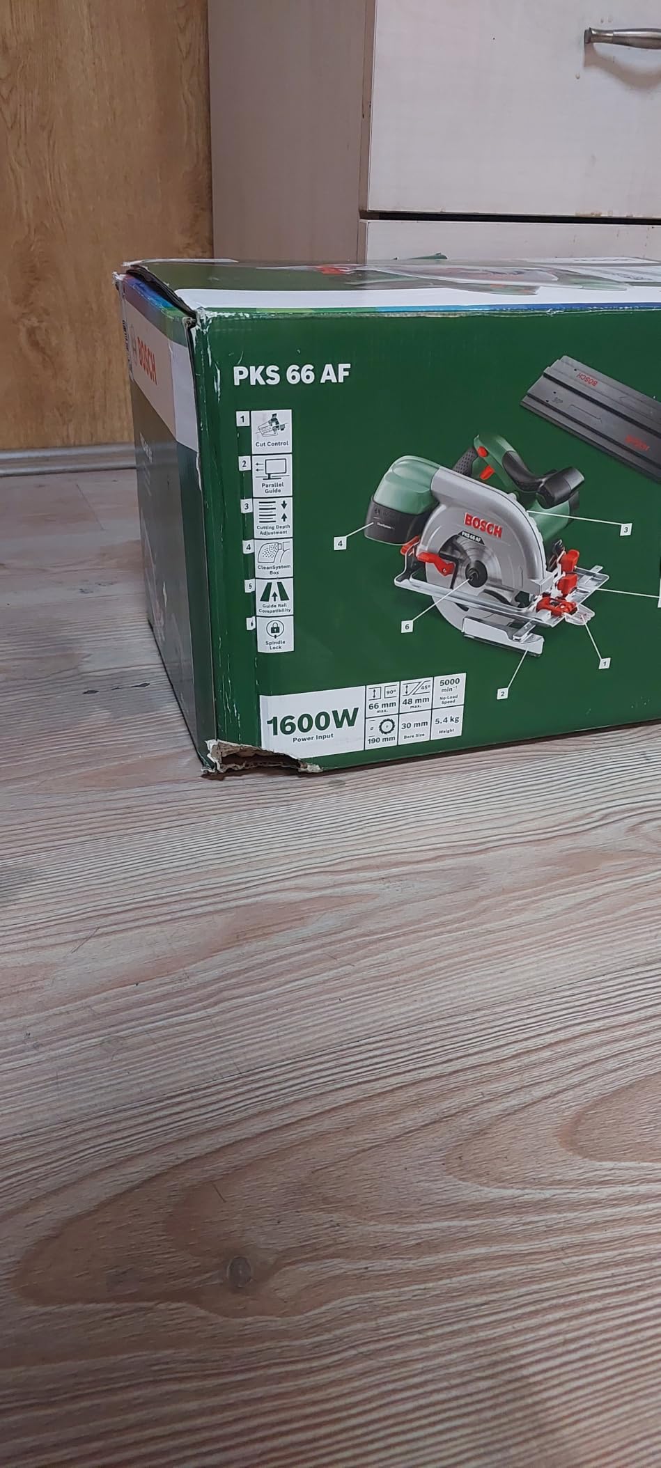 Bosch PKS 66 AF Sega Circolare 190mm con Guida