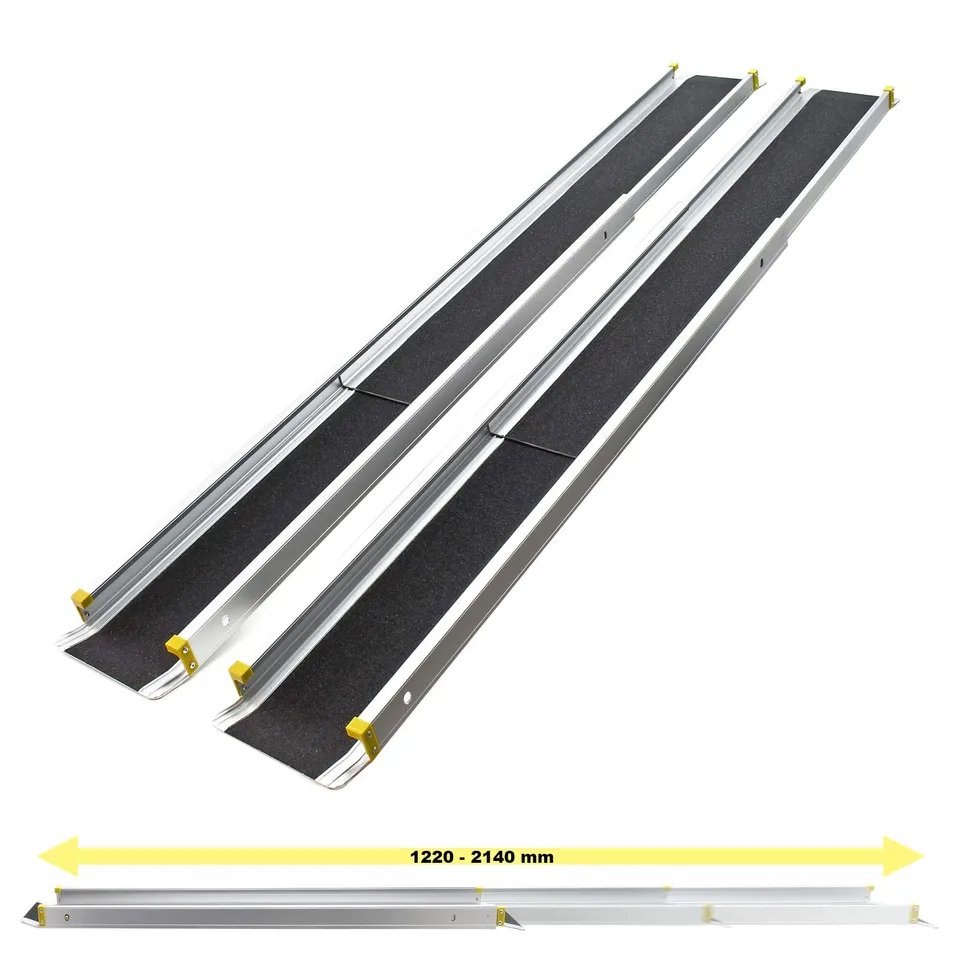 Wiltec Rampe Telescopiche Alluminio 270kg 2pz