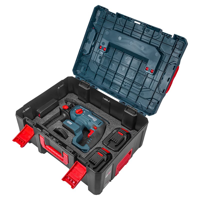 Bormann set 20V brushless trapano SDS 2,5J + smerigliatrice 125