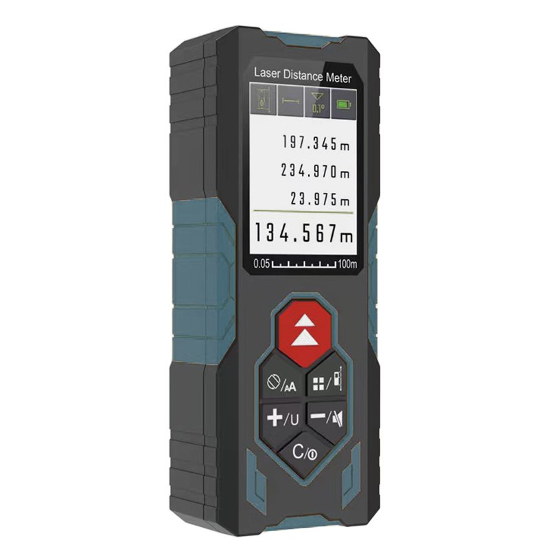Bormann Telemetro Laser 100m 2 Linee Misuratore Distanza