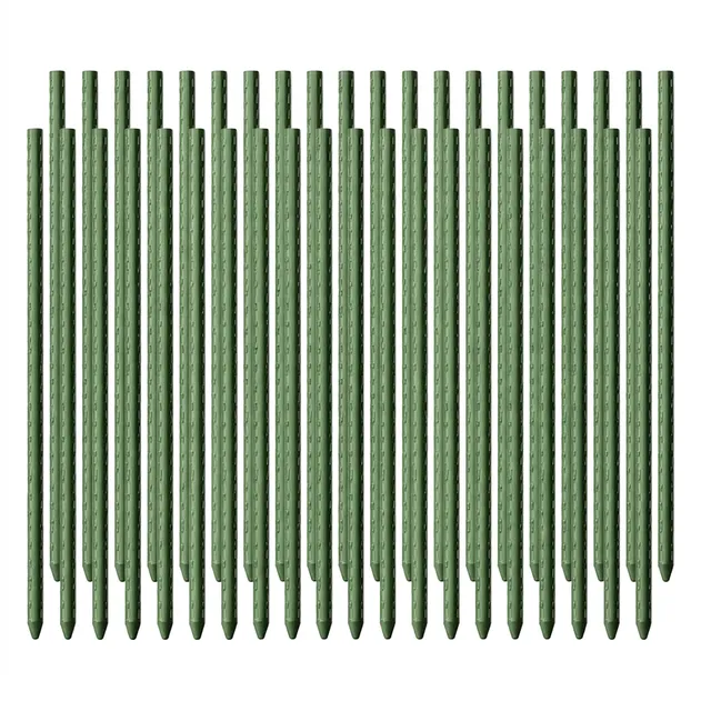 Wiltec sostegni piante verdi 90 cm Ø 11 mm set 40