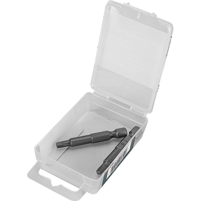 Bormann Inserti Viti Quadro 50 mm 2 Pezzi Avvitatore