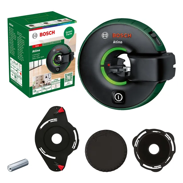 Bosch Atino 2a Gen. livella laser linee 2,2 m con metro