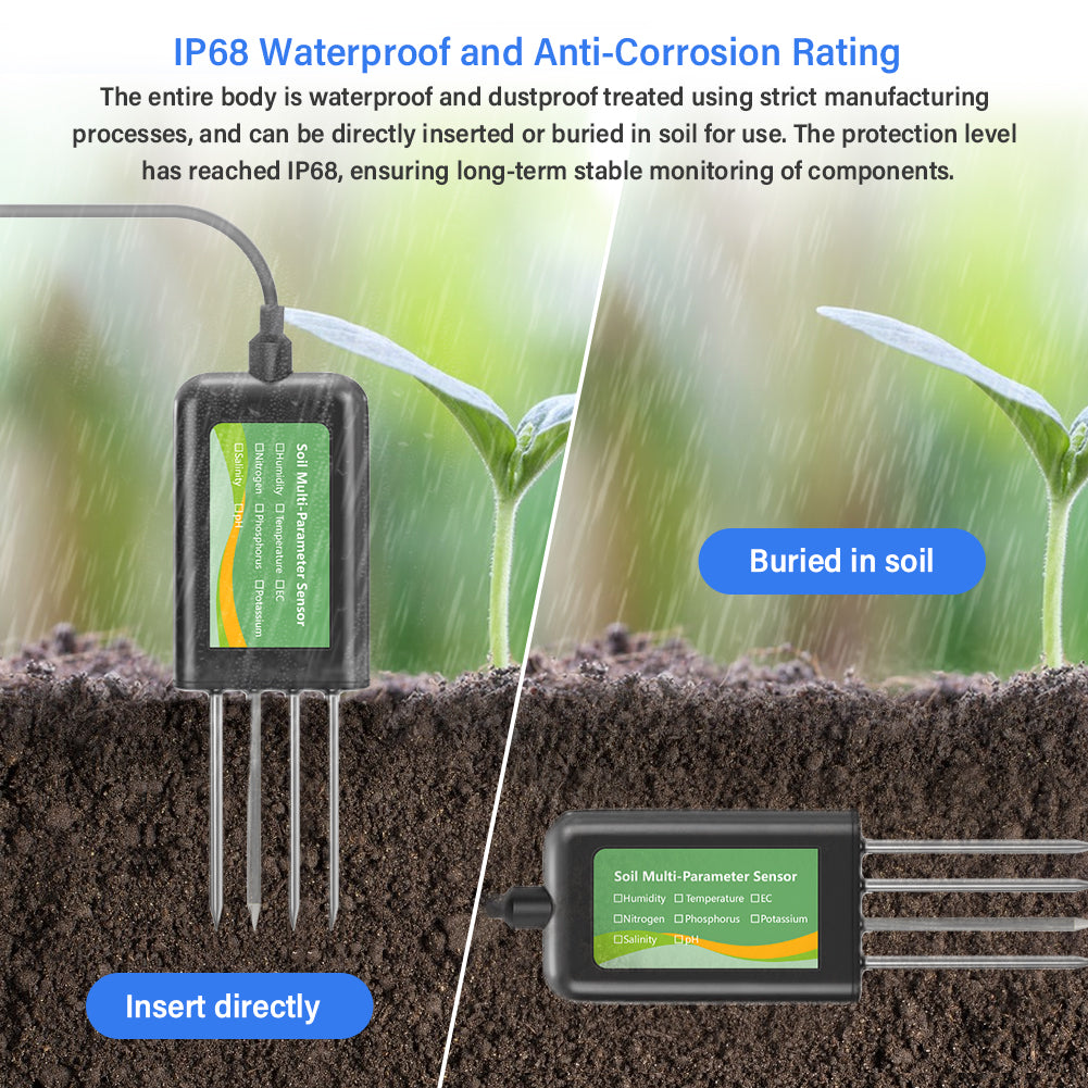 Tilswall Tester Terreno NPK 8-in-1 IP68 con App