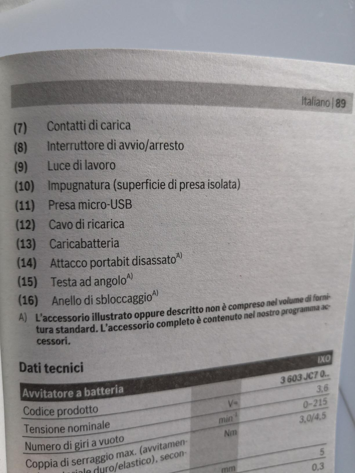 Bosch IXO VI avvitatore elettrico 3,6V con stazione ricarica