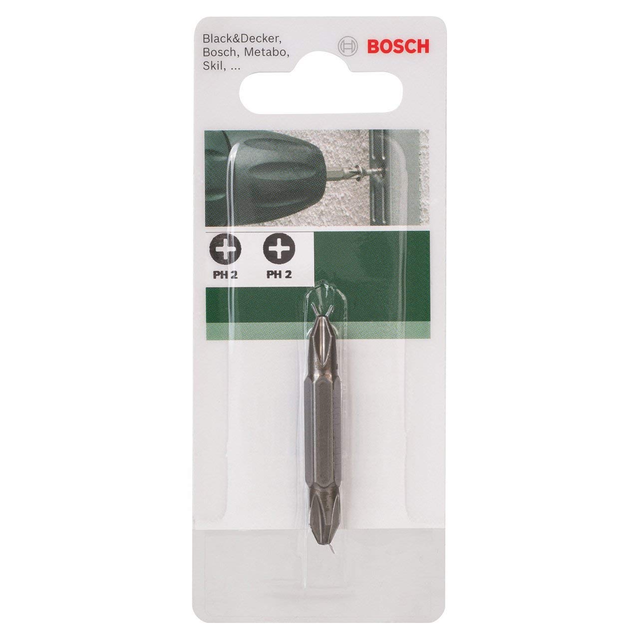 Bosch punta doppia PH2-PZ2 45mm standard per trapano avvitatore