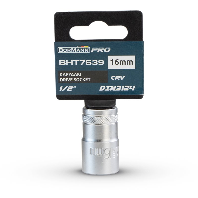 Bormann bussola esagonale 1/2" 16mm acciaio