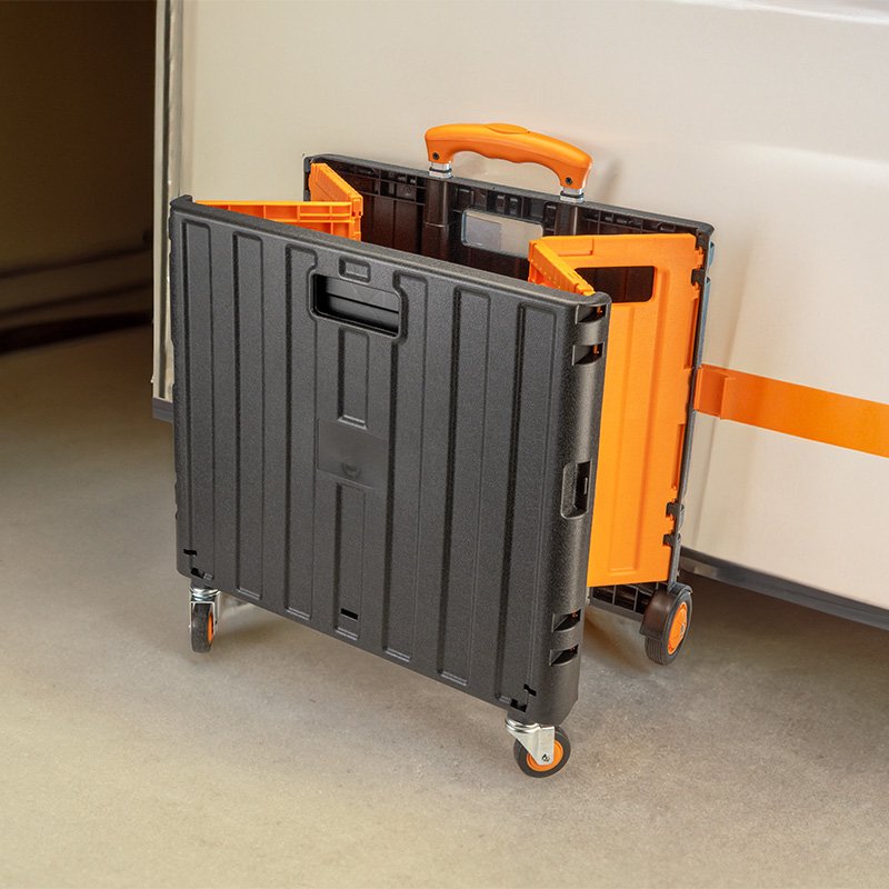 Bormann Carrello Pieghevole Plastica 35 Kg 50 L