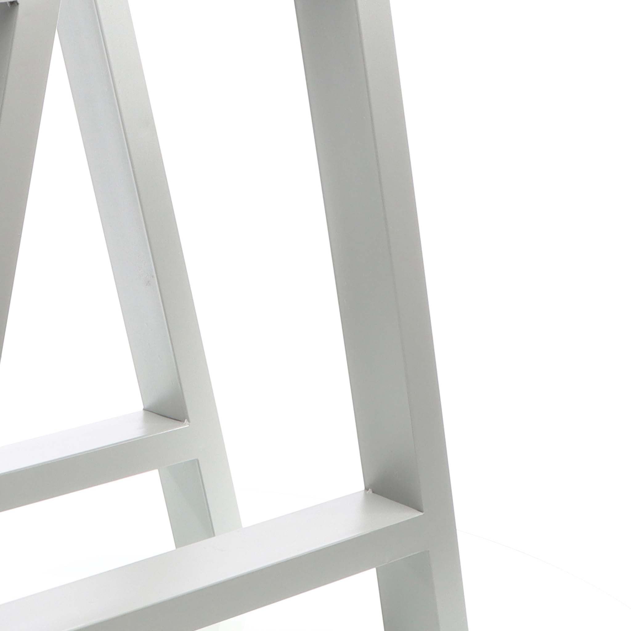 Wiltec gambe tavolo A 70x72 cm set 2 pezzi acciaio grigio