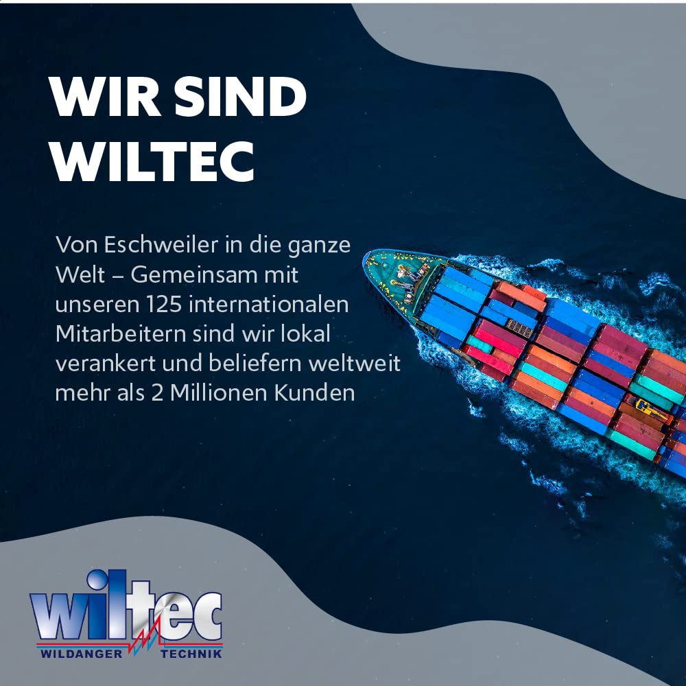 Wiltec Avvitatore Impulsi Pneumatico 2380 Nm 1" Set 4 Pezzi Valigetta