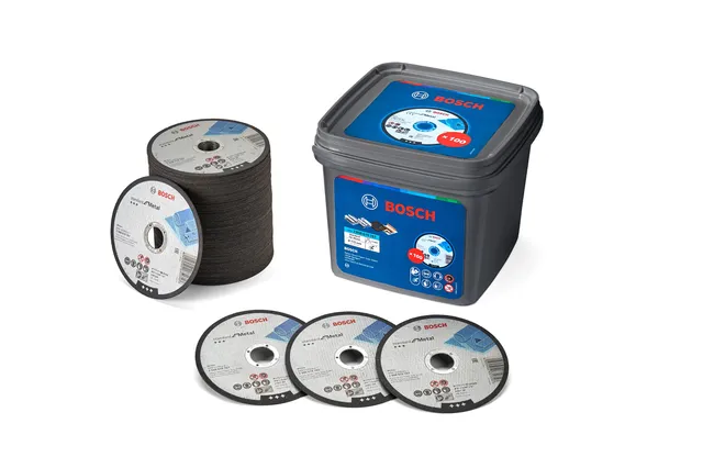 Bosch dischi taglio metallo 115 mm set 100 pezzi