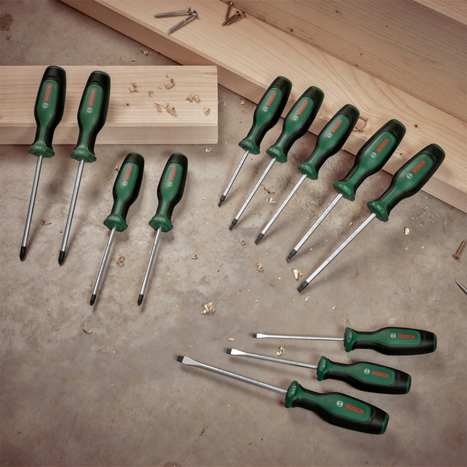 Bosch Set cacciaviti Premium 6 pezzi magnetici S2
