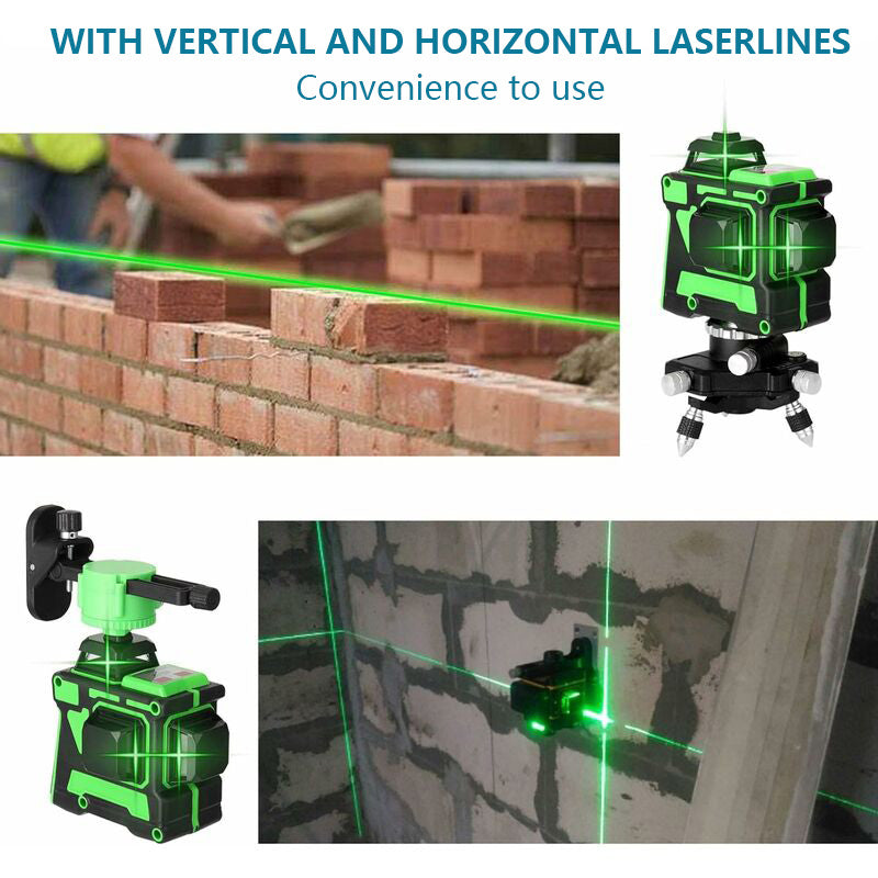 Tilswall Livella Laser 12 Linee 3x360° Autolivellante Treppiede