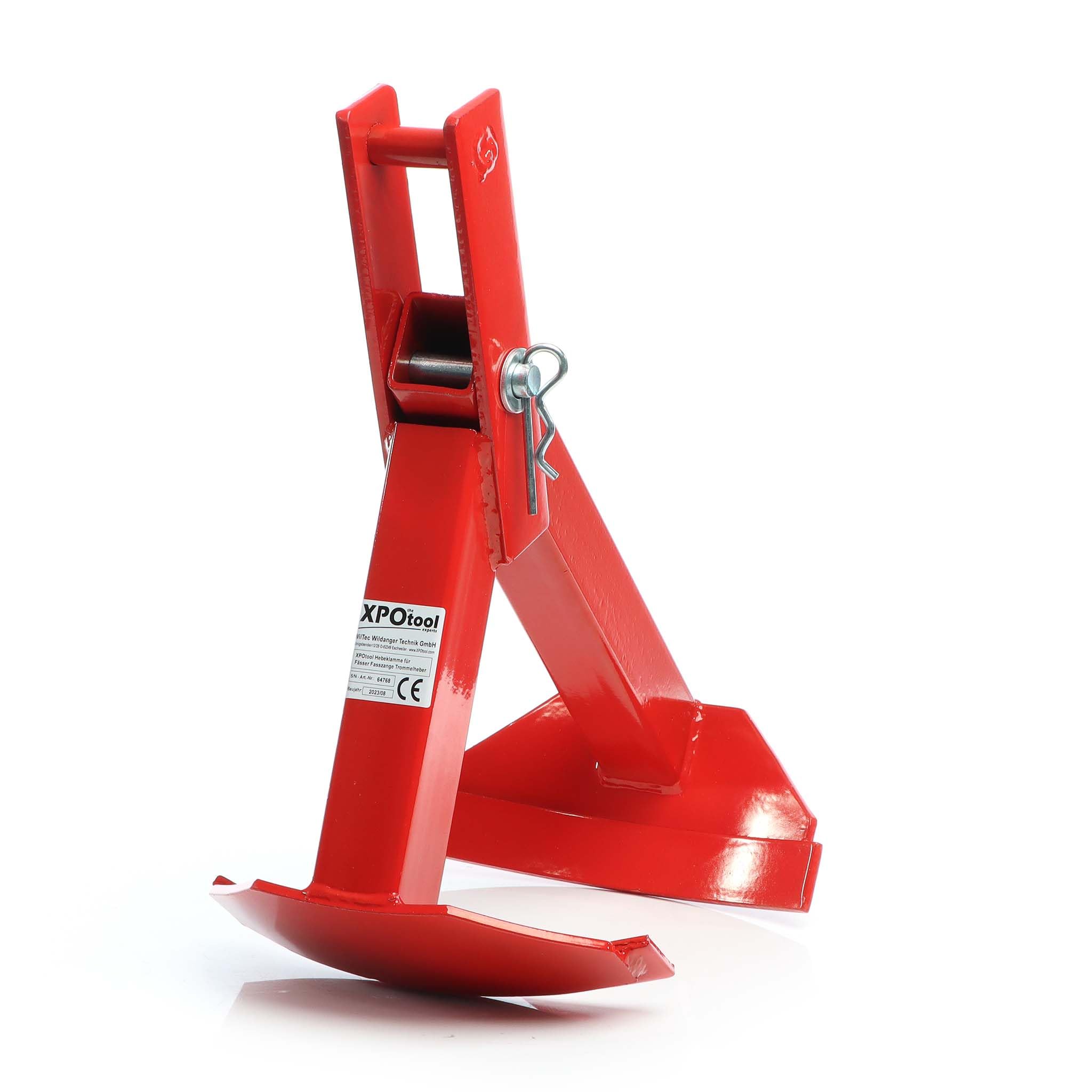Wiltec XPOtool Pinza Fusti Verticale 210L 500kg acciaio