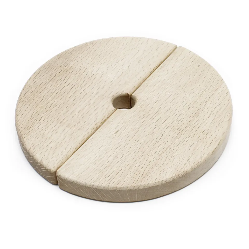 Wiltec Coperchio Legno Ricambio Pressa 6L 2 pezzi